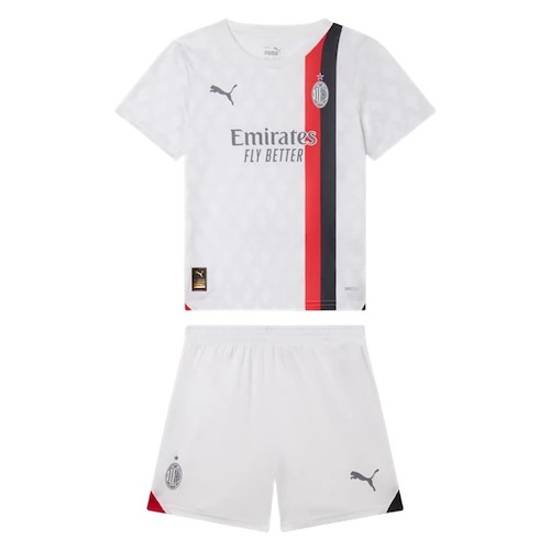 AC Milan Barnedrakt 2023 2024 Offisiell Bortedrakt
