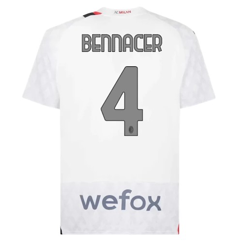 Kjøp AC Milan Bennacer 4 Bortedrakt 2023 24 | Offisiell Drakt