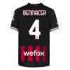 Kjøp AC Milan Bennacer 4 Hjemmedrakt 2022 23 | Offisiell Drakt