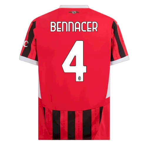 Kjøp AC Milan Bennacer 4 Hjemmedrakt 2024 25 | Offisiell Drakt