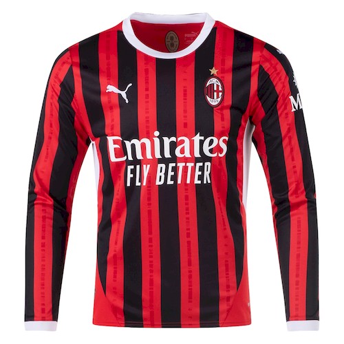 Kjøp AC Milan Langermet Bortedrakt 2024 25 | PUMA Fotballdrakt