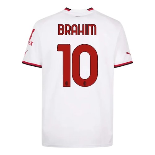 Kjøp AC Milan Brahim 10 Bortedrakt 2022 23 | Offisiell Drakt
