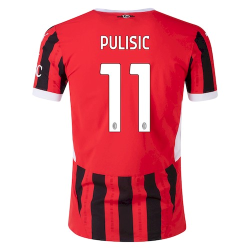 Kjøp AC Milan Pulisic 11 Hjemmedrakt 2024 25 | Offisiell Drakt