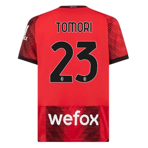 Kjøp Fikayo Tomori 23 AC Milan Hjemmedrakt 2023-24 | Offisiell
