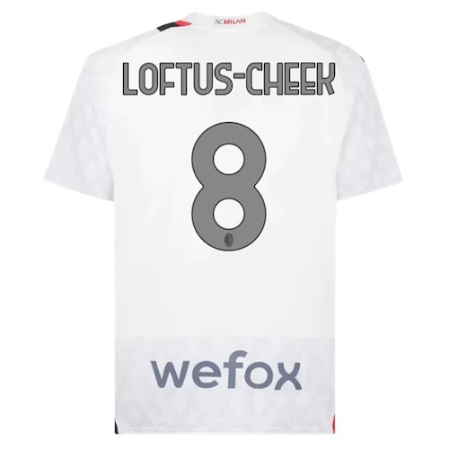 Kjøp AC Milan Loftus-Cheek 8 Bortedrakt 2023-24 | Offisiell