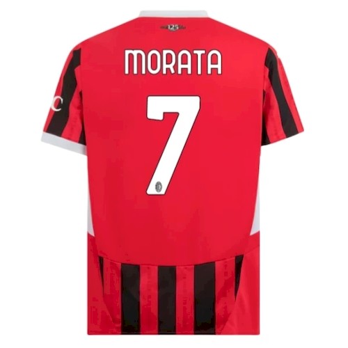 AC Milan Morata 7 Hjemme Fotballdrakt 2024 25