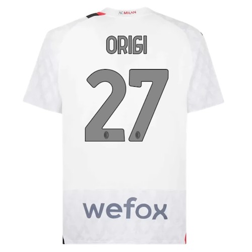 Kjøp AC Milan Origi 27 Bortedrakt 2023-24 | Offisiell