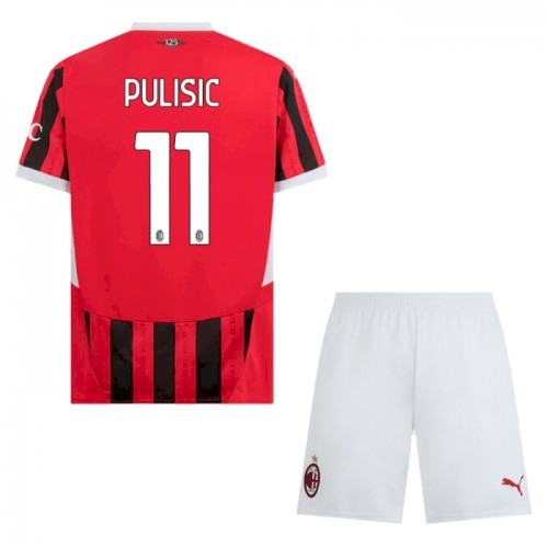 AC Milan Pulisic 11 Barnedrakt 2024 25 Offisiell