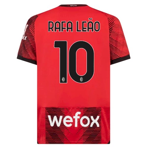 Kjøp Rafael Leão 10 AC Milan Hjemmedrakt 2023-24 | Offisiell