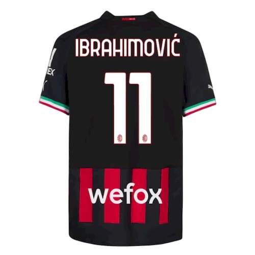 Kjøp Zlatan Ibrahimović 11 AC Milan Hjemmedrakt 2022-23 | Samlerdrakt