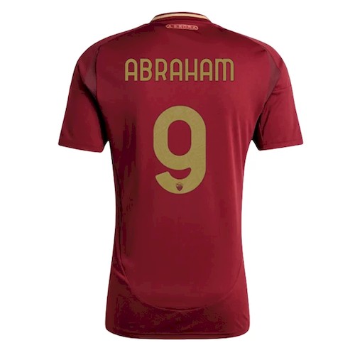 Kjøp AS Roma Abraham 9 Hjemmedrakt 2024-25 | Offisiell Adidas Drakt