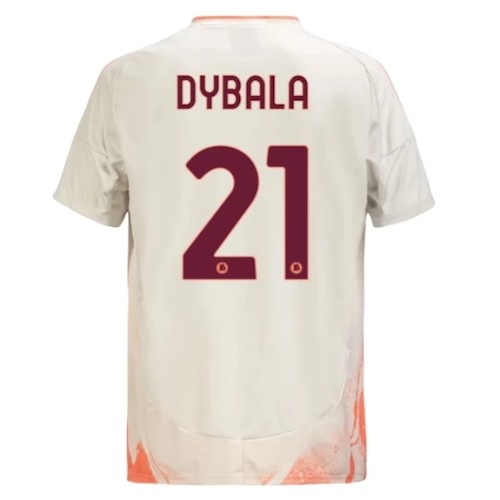 Kjøp AS Roma Dybala 21 Bortedrakt 2024-25 | Offisiell Adidas Drakt