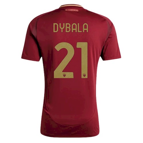 Kjøp AS Roma Dybala 21 Hjemmedrakt 2024-25 | Offisiell Adidas Drakt