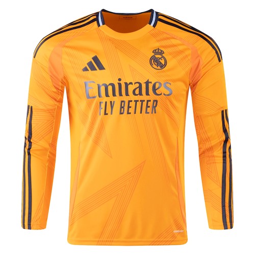 Real Madrid Bortedrakt 2024-25 – Oransje Langermet Drakt