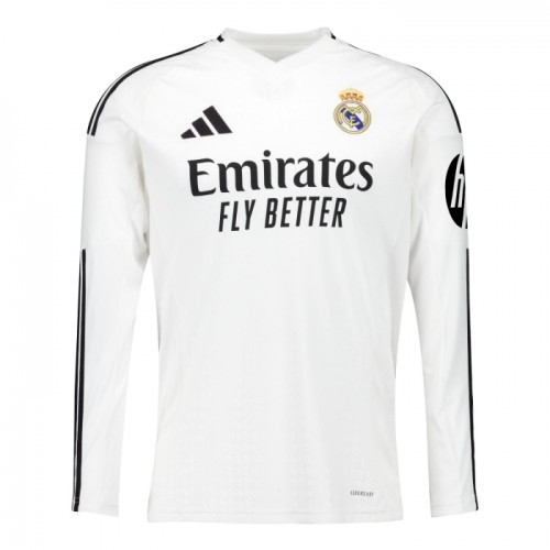 Real Madrid Hjemmedrakt 2024 25 Langermet Hvit