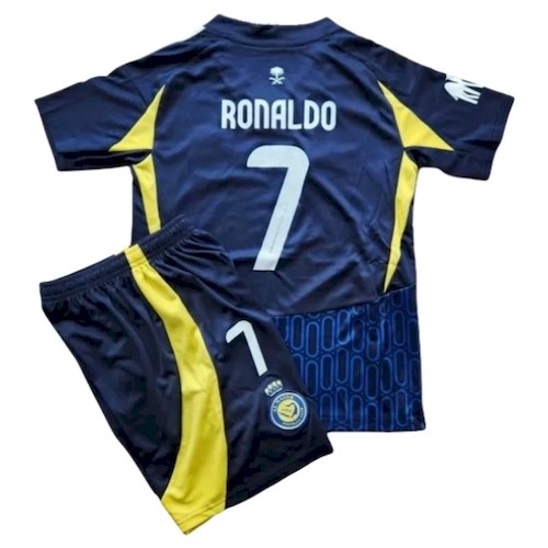 Al Nassr FC Ronaldo 7 Barn Borte Draktsett 2024-25