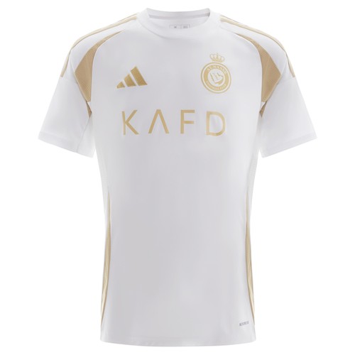 Kjøp Al Nassr FC Adidas Tredjedrakt 2024-25 | Hvit og Gull Design