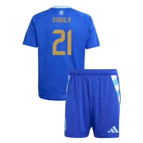 Argentina Dybala 21 Barn Borte Draktsett 2024