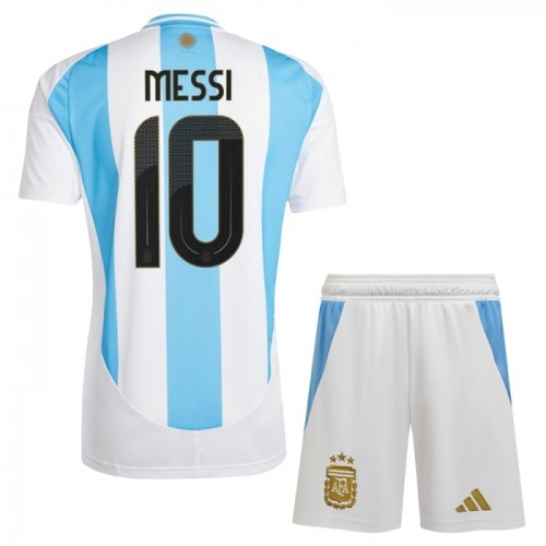Argentina Hjemmedraktsett Barn 2024 Messi 10