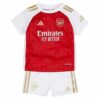 Arsenal Hjemmedraktsett Barn 2023 2024 Rød og Hvit