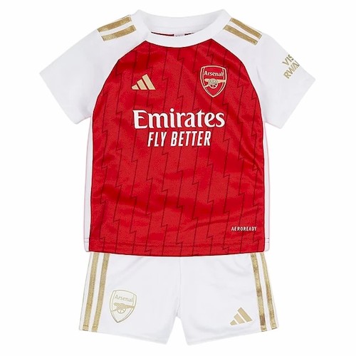 Arsenal Hjemmedraktsett Barn 2023-2024 – Rød og Hvit