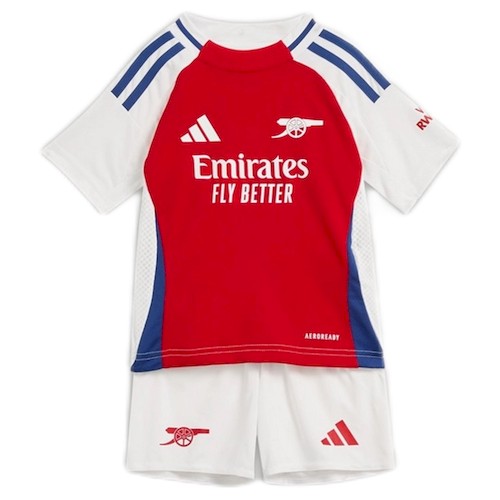 Arsenal Hjemmedraktsett Barn 2024-2025 – Rød og Hvit