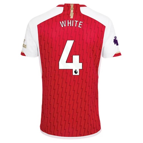 Kjøp Arsenal Ben White 4 Hjemmedrakt 2023 24 | Samlerdrakt