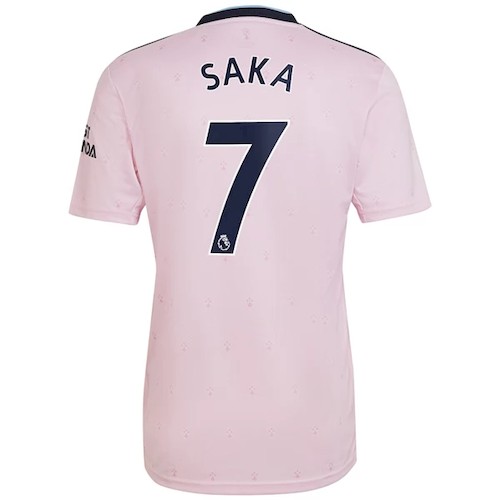 Kjøp Arsenal Bukayo Saka 7 Tredjedrakt 2022 23 | Premier League Logo