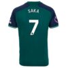 Kjøp Arsenal Bukayo Saka 7 Tredjedrakt 2023 24 | Premier League Logo