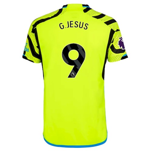 Kjøp Arsenal GJesus 9 Bortedrakt 2023 24 | Premier League Logo