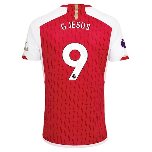 Kjøp Arsenal GJesus 9 Hjemmedrakt 2023 24 | Premier League Logo