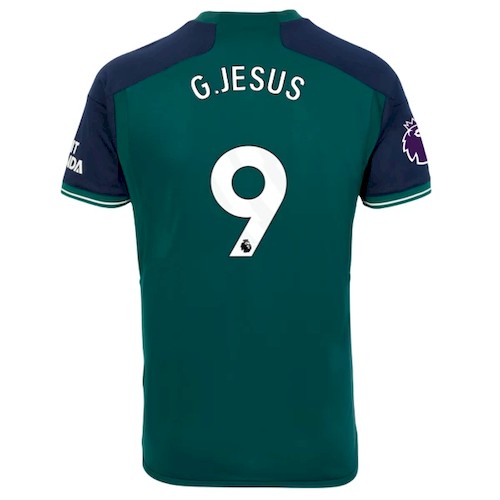 Kjøp Arsenal G.Jesus 9 Tredjedrakt 2023-24 | Premier League Logo