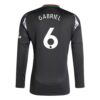 Kjøp Arsenal Gabriel 6 Langermet Bortedrakt 2024 25 | Premier League