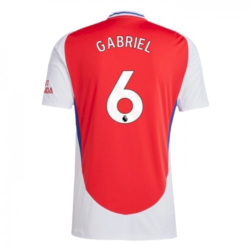 Kjøp Arsenal Gabriel 6 Hjemmedrakt 2024 25 | Premier League Logo