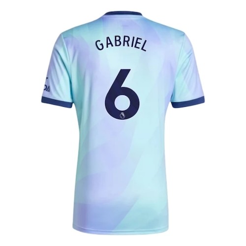 Kjøp Arsenal Gabriel 6 Tredjedrakt 2024-25 | Premier League Logo