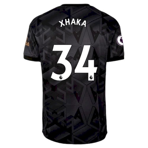 Kjøp Arsenal Xhaka 34 Bortedrakt 2022 23 | Premier League Logo