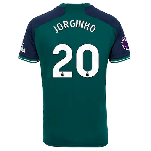 Kjøp Arsenal Jorginho 20 Tredjedrakt 2023-24 | Premier League Logo