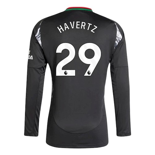 Arsenal Havertz 29 Borte Langermet Fotballdrakt 2024 25
