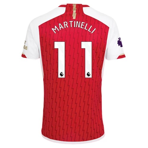 Kjøp Arsenal Martinelli 11 Rød Hjemmedrakt 2023-24 | Premier League