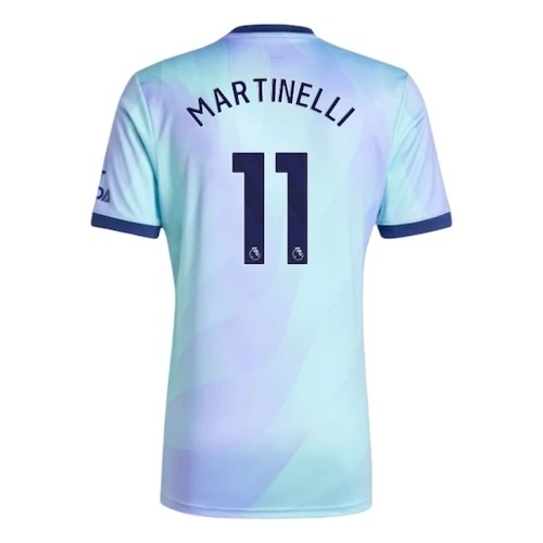 Kjøp Arsenal Martinelli 11 Sort og Gull Tredjedrakt 2024-25 | Premier League