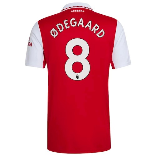 Kjøp Arsenal Ødegaard 8 Rød Hjemmedrakt 2022-23 | Premier League