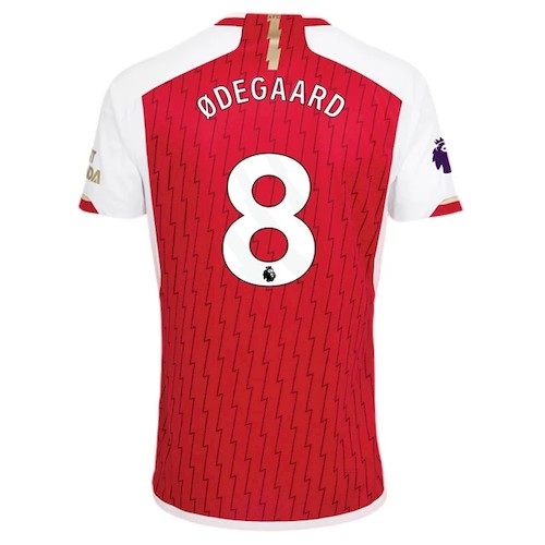 Kjøp Arsenal Ødegaard 8 Rød Hjemmedrakt 2023-24 | Premier League