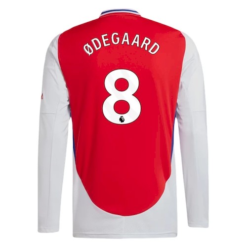 Kjøp Arsenal Ødegaard 8 Rød Langermet Hjemmedrakt 2024-25