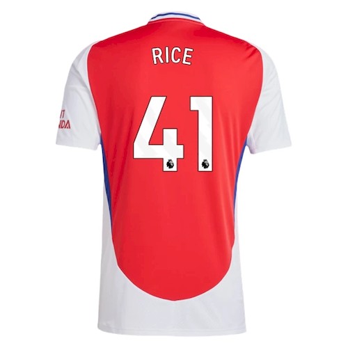 Kjøp Arsenal Rice 41 Rød Hjemmedrakt 2024-25 | Premier League