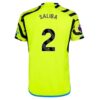 Kjøp Arsenal Saliba 2 Gul Bortedrakt 2023 24 | Premier League