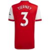 Kjøp Arsenal Tierney 3 Hjemmedrakt 2021 22 | Offisiell Rød Hvit Drakt
