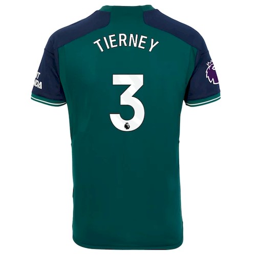 Kjøp Arsenal Tierney 3 Tredjedrakt 2023-24 | Svart og Rosa Design
