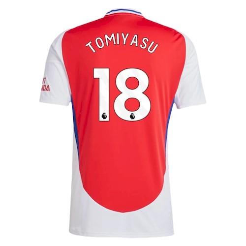 Kjøp Arsenal Tomiyasu 18 Hjemmedrakt 2024-25 | Offisiell Adidas Design