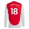 Kjøp Arsenal Tomiyasu 18 Langermet Hjemmedrakt 2024 25 | Premium Design