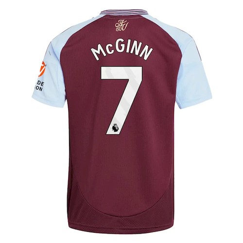 Kjøp Aston Villa McGinn 7 Hjemmedrakt 2024-25 | Offisiell Adidas Drakt